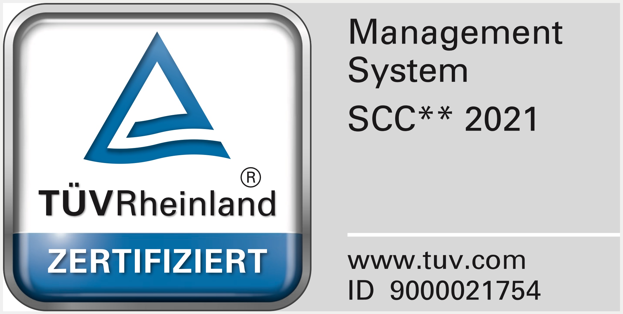 TÜV Zertifikat